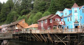 Creek Street, Ketchikan, AK Photo Button