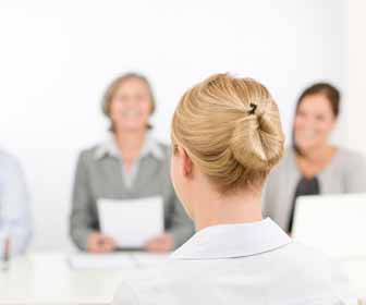 Woman At Job Interview Picture