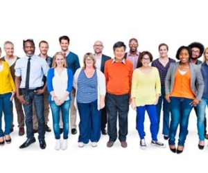 A Diverse workforce Posing for photograph