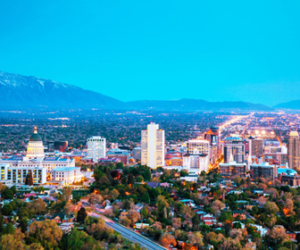 Salt Lake City, Utah Skyline