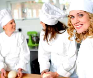 Bakery Staff from a Top Rated Chicago Bakery Poses for Photo