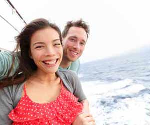 Cruise Ship Photographer takes Picture of Cruise Passengers