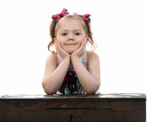 Child Model posed During Photo Shoot