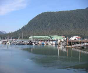 Ocean Beauty Seafood Processing Plant in Petersburg Alaska