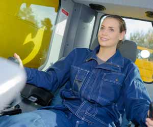 Female Crane Operator Photo