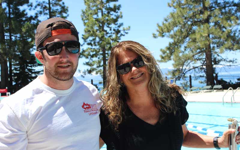 Lifeguards at Incline Village Pose for Photo