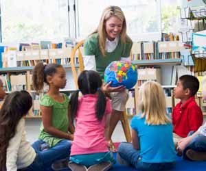 Elementary School Teacher in Classroom