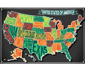 Map of USA