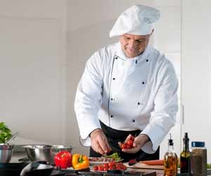 Chef Preparing a Savory Dish