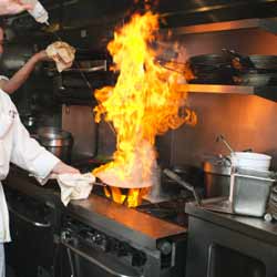 Personal Chef Cooking on Stove