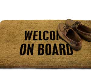 Welcome On Board Cruise Ship Mat