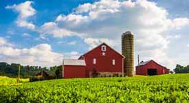 Farming is on the Cutting Edge of Technology in Modern Times Photo Button