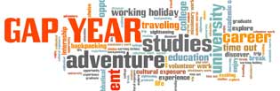 Gap Year Word Cloud