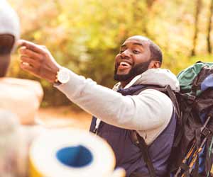 Gavin Maintains Hiking Trails during his Gap Year