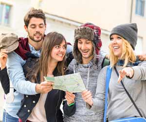 Your Cousin Tour Guide giving group tour