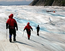 glacier hiking trip photo