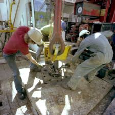 oil rig roughnecks photo